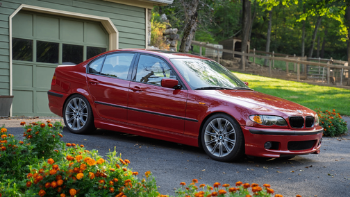 Red 2005 BMW 330 i