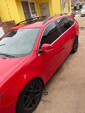 Red 2013 Volkswagen Jetta SportWagen TDI