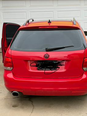 Red 2013 Volkswagen Jetta SportWagen TDI