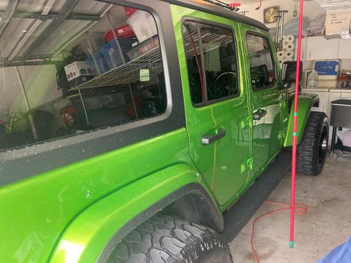Green 2020 Jeep Wrangler Unlimited Sahara