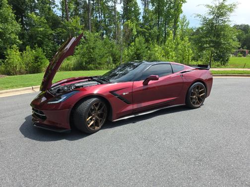 Red 2017 Chevrolet Corvette Stingray Z51