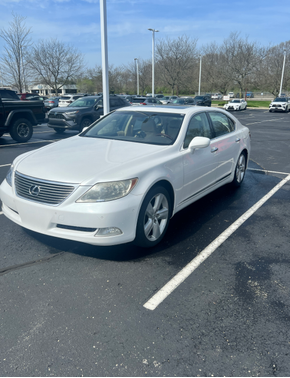 White 2008 Lexus LS 460 L