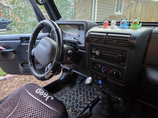 Blue 2001 Jeep Wrangler Sport