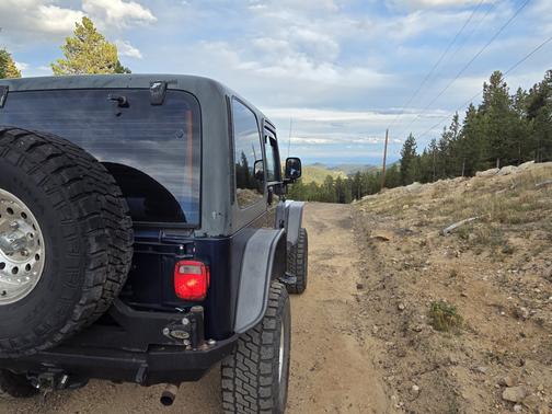 Blue 2001 Jeep Wrangler Sport