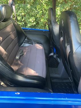 Blue 1999 Jeep Wrangler Sport