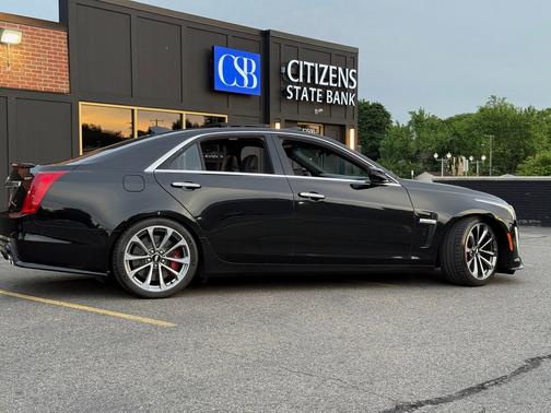 Black 2016 Cadillac CTS-V Base