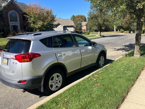 Silver 2013 Toyota RAV4 LE