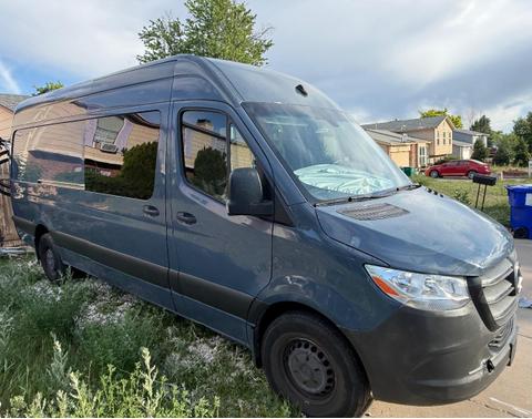 Blue 2019 Mercedes-Benz Sprinter 2500 High Roof