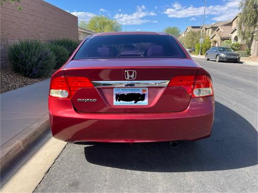 Red 2011 Honda Civic LX