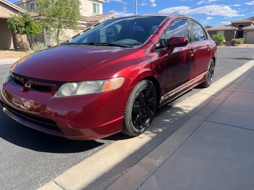 Red 2011 Honda Civic LX