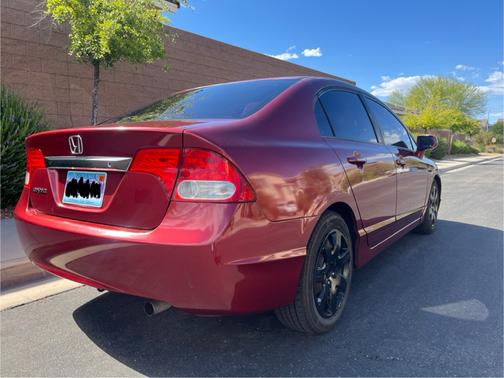 Red 2011 Honda Civic LX