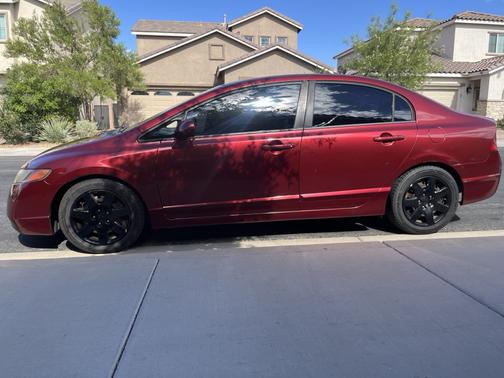 Red 2011 Honda Civic LX
