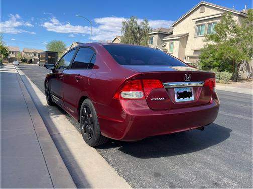 Red 2011 Honda Civic LX