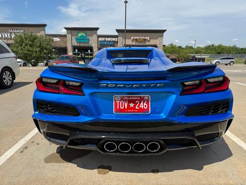 Blue 2025 Chevrolet Corvette Z06 w/1LZ