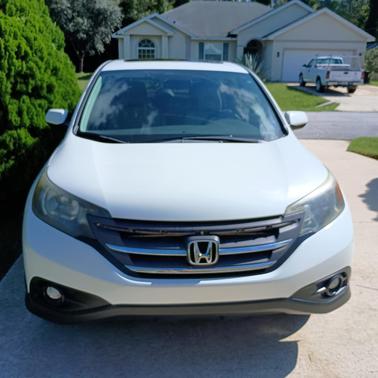 White 2013 Honda CR-V EX