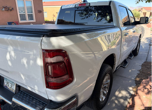White 2024 RAM 1500 Laramie