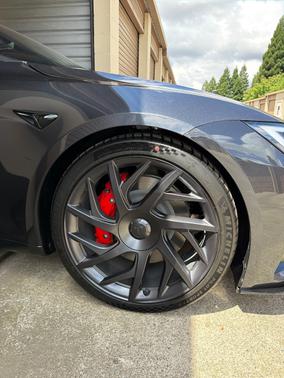 Gray 2026 Tesla Model S Plaid