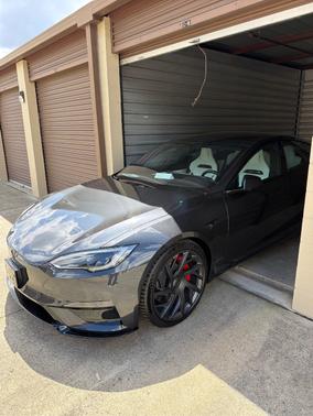 Gray 2026 Tesla Model S Plaid
