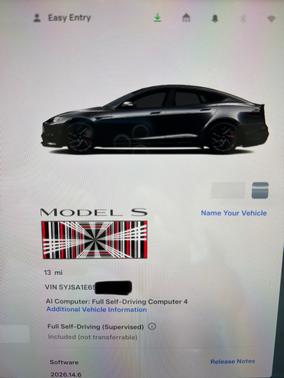 Gray 2026 Tesla Model S Plaid