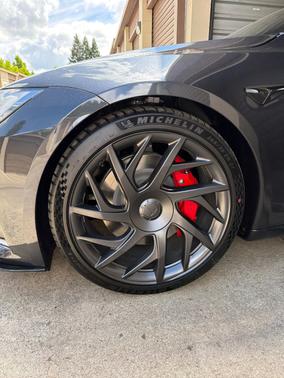 Gray 2026 Tesla Model S Plaid