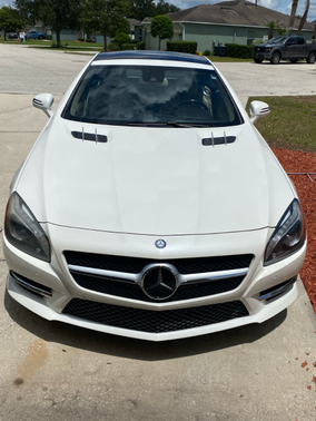White 2015 Mercedes-Benz SL-Class SL 550