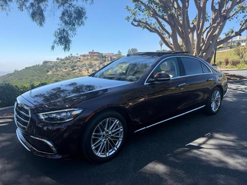 Red 2021 Mercedes-Benz S-Class S 580 4MATIC