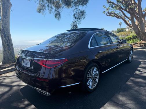Red 2021 Mercedes-Benz S-Class S 580 4MATIC