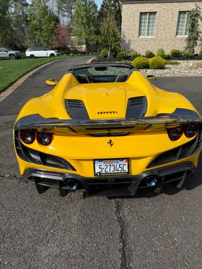 Yellow 2021 Ferrari F8 Spider Base