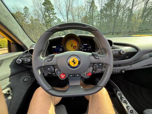 Yellow 2021 Ferrari F8 Spider Base