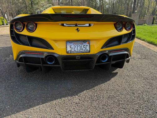 Yellow 2021 Ferrari F8 Spider Base