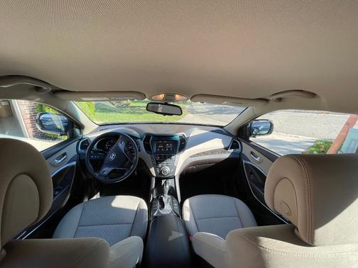 Blue 2017 Hyundai Santa Fe Sport 2.4L