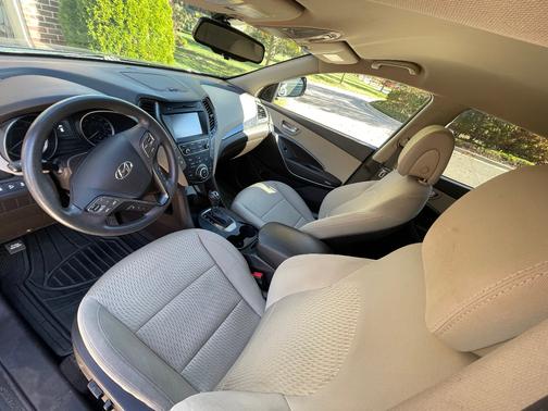 Blue 2017 Hyundai Santa Fe Sport 2.4L