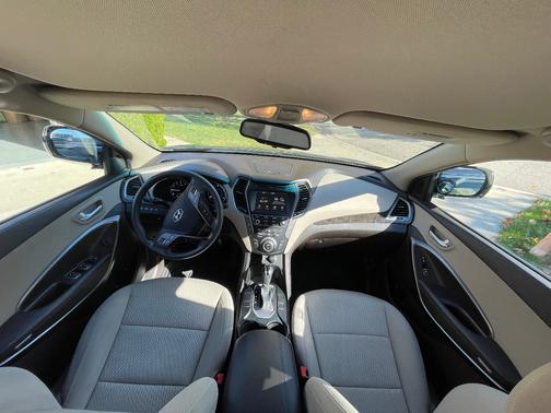 Blue 2017 Hyundai Santa Fe Sport 2.4L