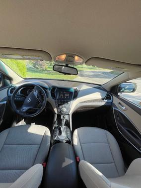 Blue 2017 Hyundai Santa Fe Sport 2.4L