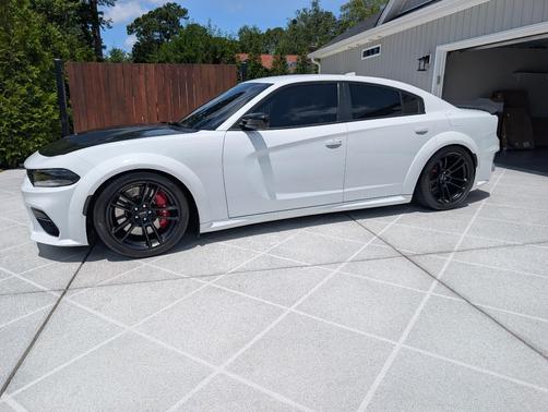 White 2023 Dodge Charger Scat Pack Widebody