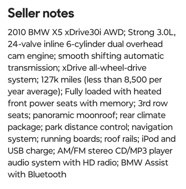 2010 BMW X5 xDrive30i