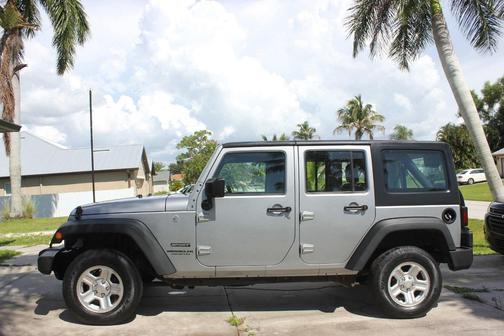 Silver 2016 Jeep Wrangler Unlimited Sport RHD