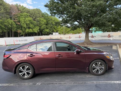 Red 2020 Nissan Sentra SV