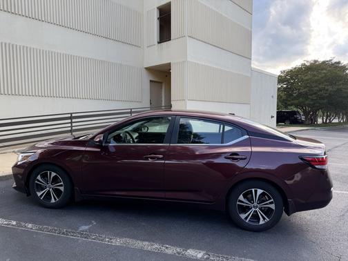 Red 2020 Nissan Sentra SV