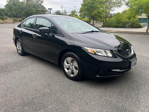 Black 2014 Honda Civic LX