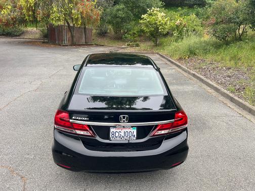 Black 2014 Honda Civic LX