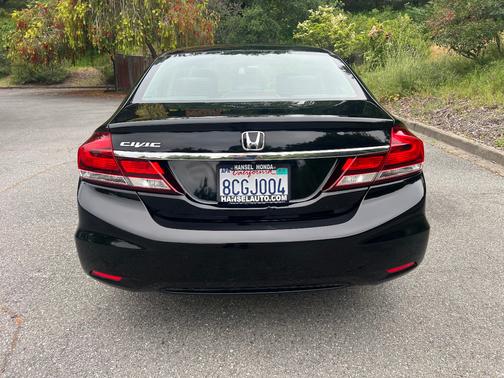Black 2014 Honda Civic LX