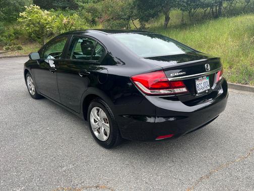 Black 2014 Honda Civic LX