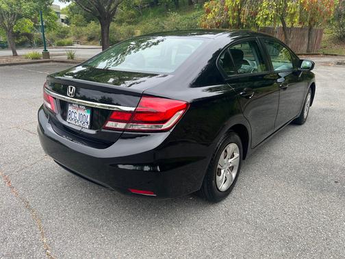 Black 2014 Honda Civic LX