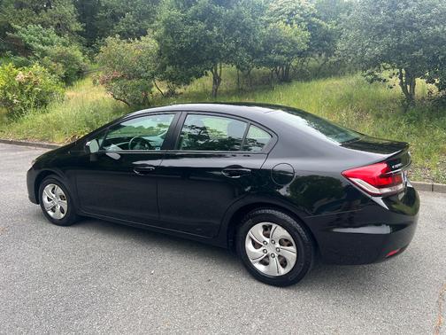 Black 2014 Honda Civic LX