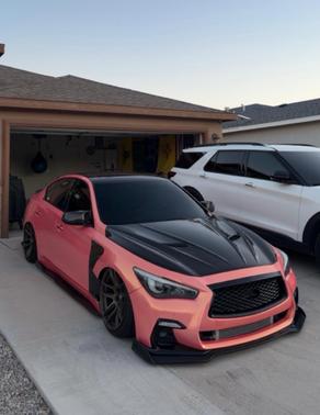 White 2018 INFINITI Q50 3.0t LUXE