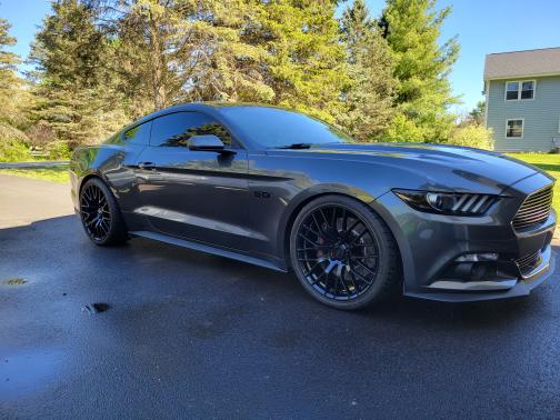 Gray 2016 Ford Mustang GT Premium