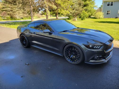 Gray 2016 Ford Mustang GT Premium