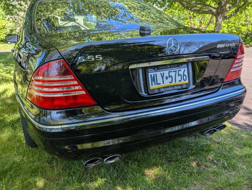 Black 2005 Mercedes-Benz S-Class S55 AMG