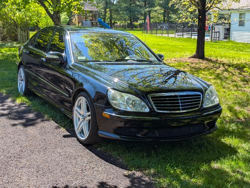 Black 2005 Mercedes-Benz S-Class S55 AMG